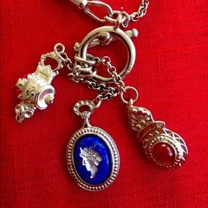 Necklace with three charms